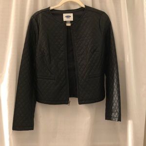 Old navy leather jacket